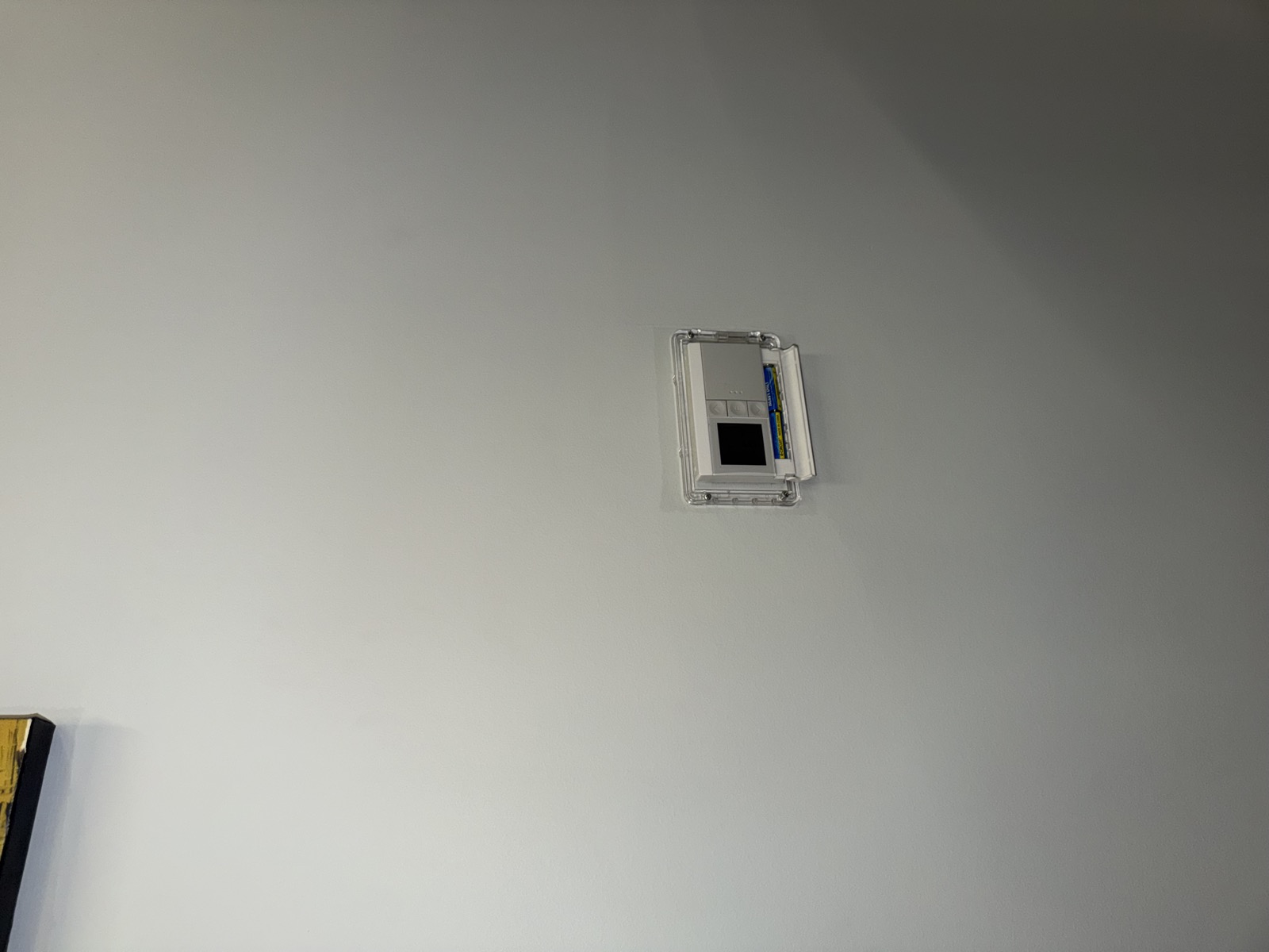 Fitness Room - Missing Thermostat Cover - 2